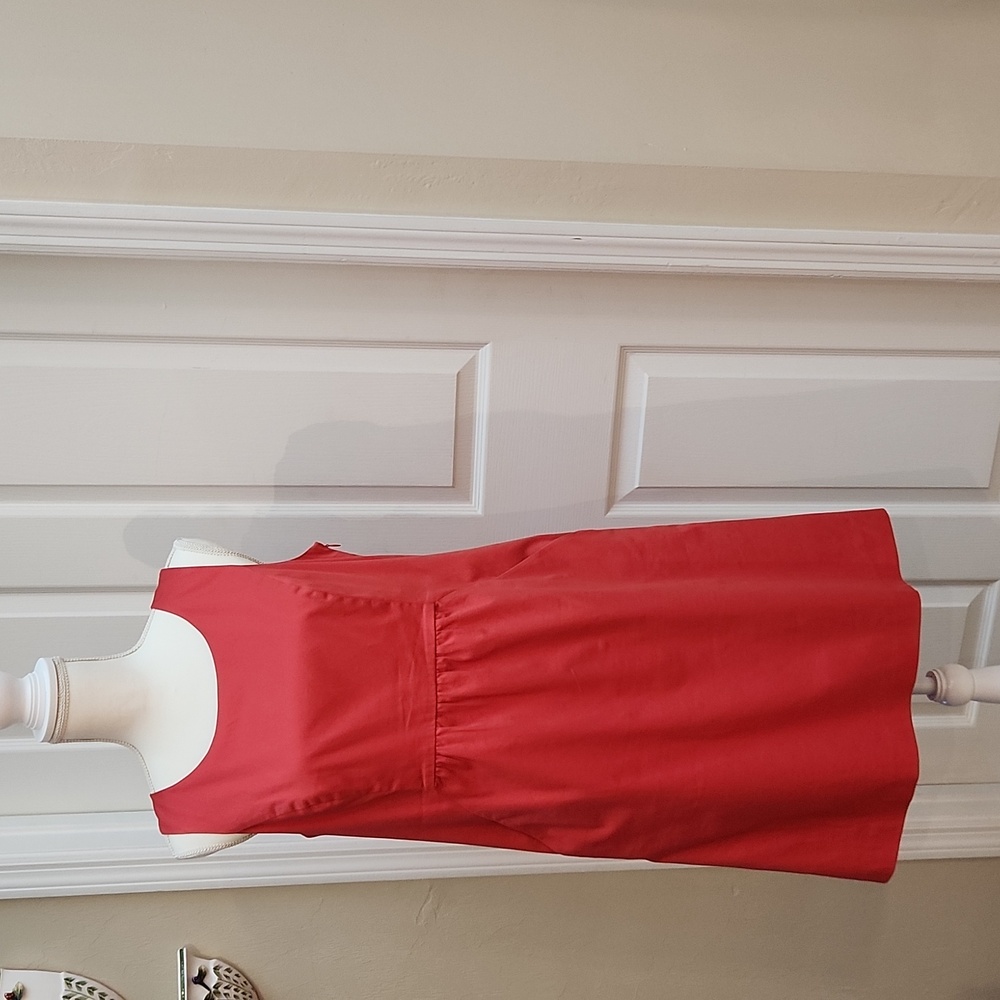 Ann Taylor Loft Women's Petite Fully Lined Orange Dress Size 10P